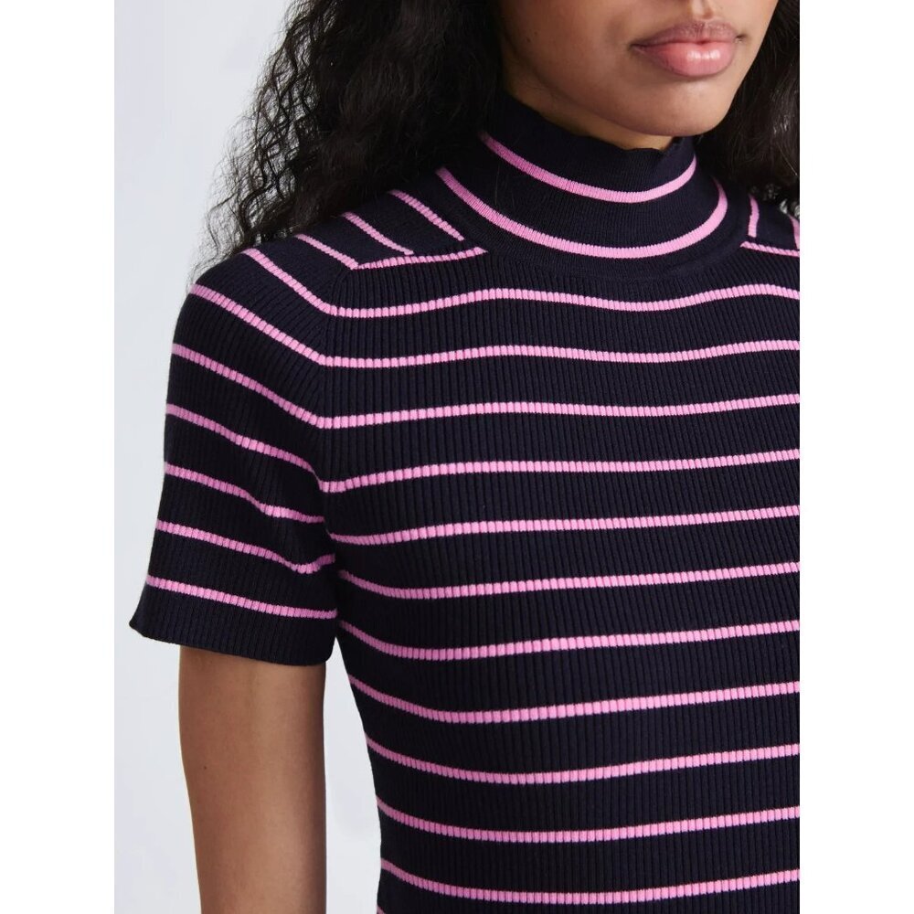 Free Assembly Women's Cozy Yarn Mock Neck Sweater with Short Sleeves, Size S - Picture 4 of 4